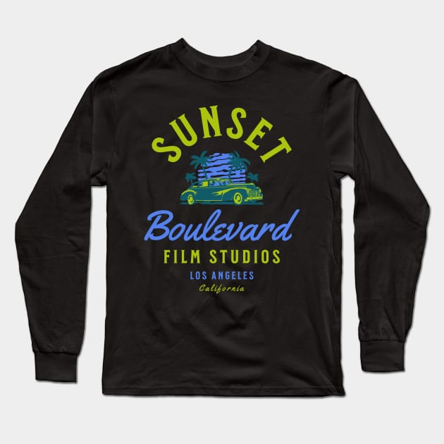 Los Angeles Film Studios Long Sleeve T-Shirt by Scar